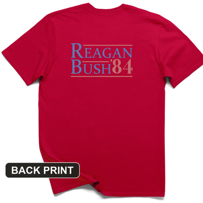 Reagan Bush Back Print T-Shirt