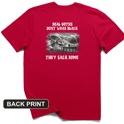 Real Goths Back Print T-Shirt