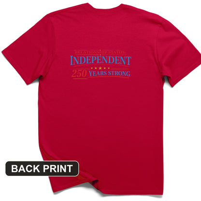 Relationship Status Back Print T-Shirt