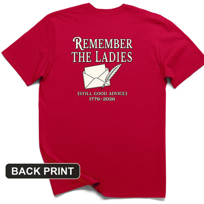 Remember The Ladies Back Print T-Shirt
