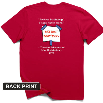 Reverse Psychology Back Print T-Shirt