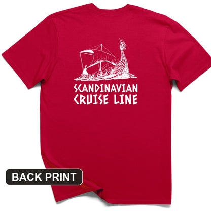 Scandinavian Cruise Line Back Print T-Shirt