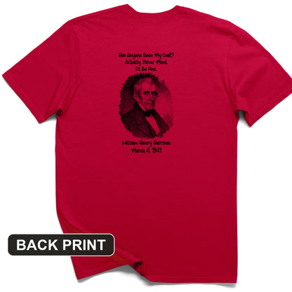 Seen My Coat Back Print T-Shirt