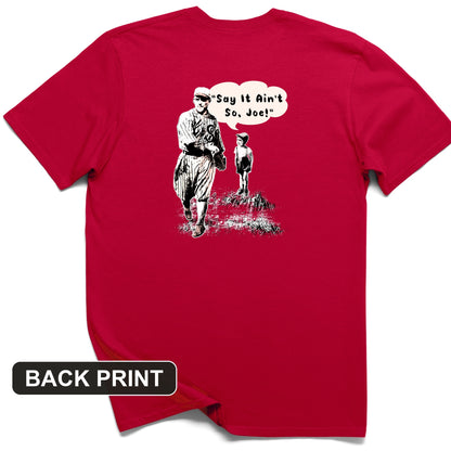 Shoeless Joe Jackson Back Print T-Shirt