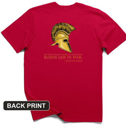 Sweat More Bleed Less Back Print T-Shirt