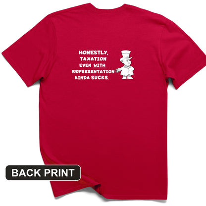 Taxation With Representation Back Print T-Shirt