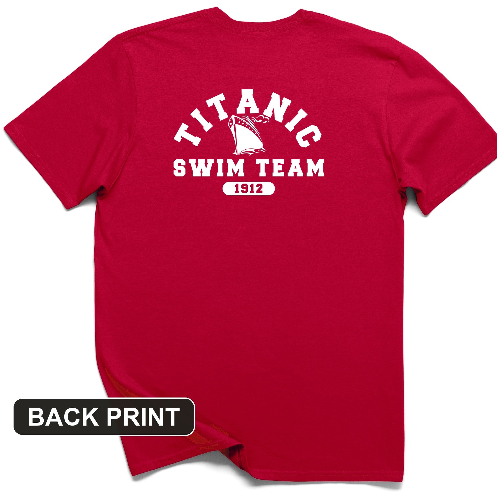 Titanic Swim Team Back Print T-Shirt
