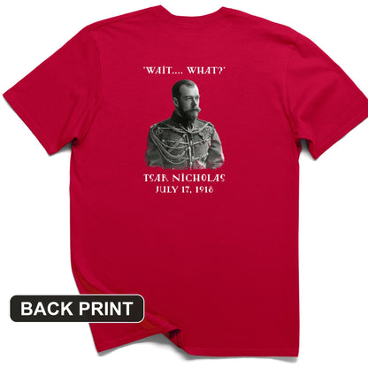 Tsar Nicholas II Back Print T-Shirt