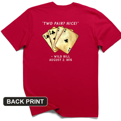 Two Pair Back Print T-Shirt