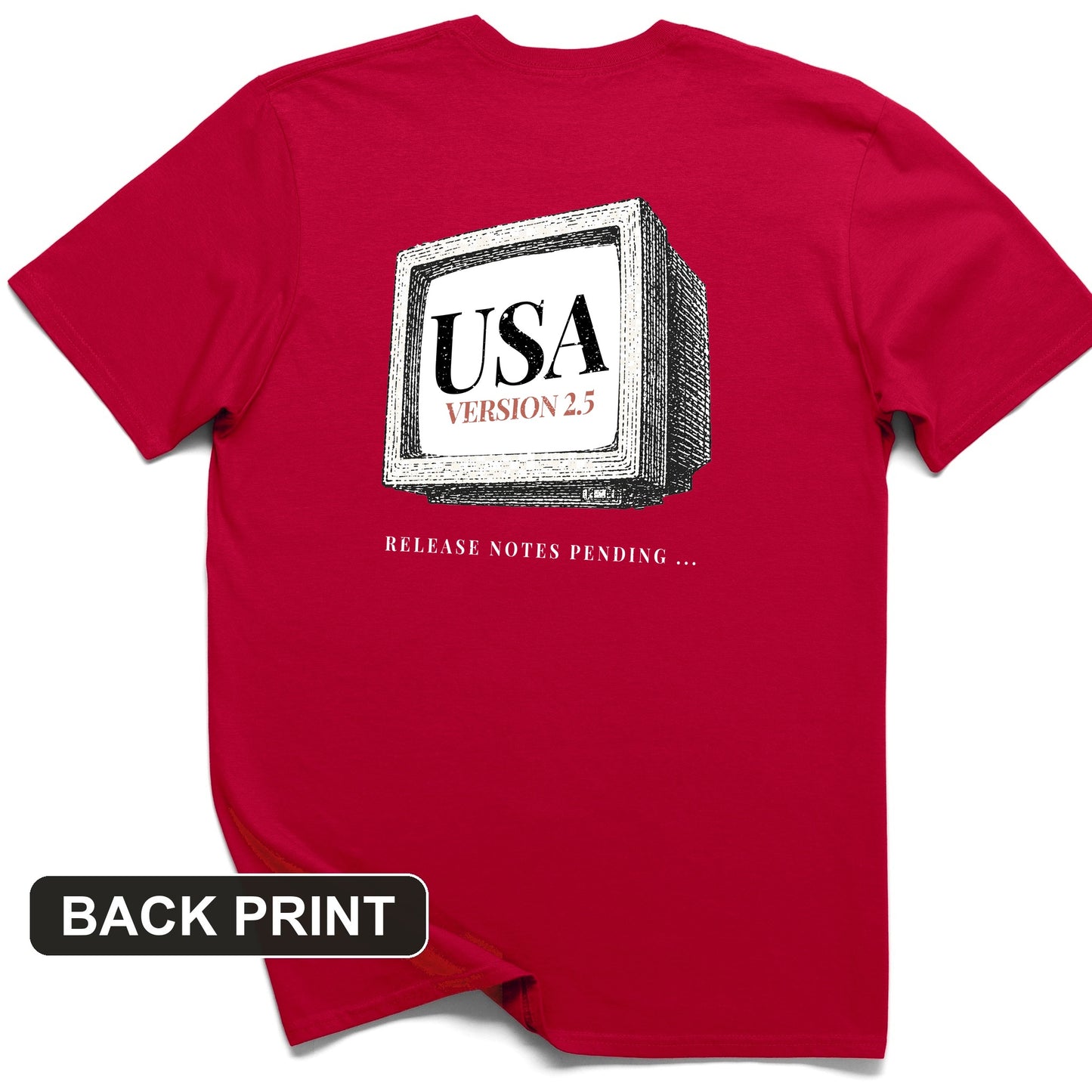 USA 2.5 Back Print T-Shirt
