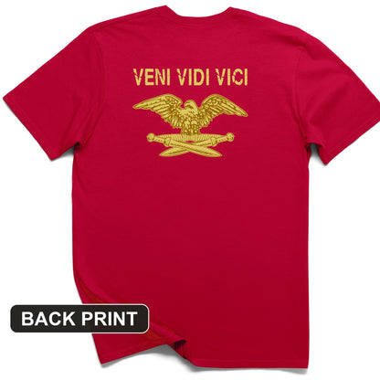 Veni Vidi Vici Back Print T-Shirt