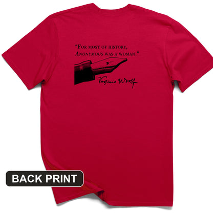 Virginia Woolf Back Print T-Shirt