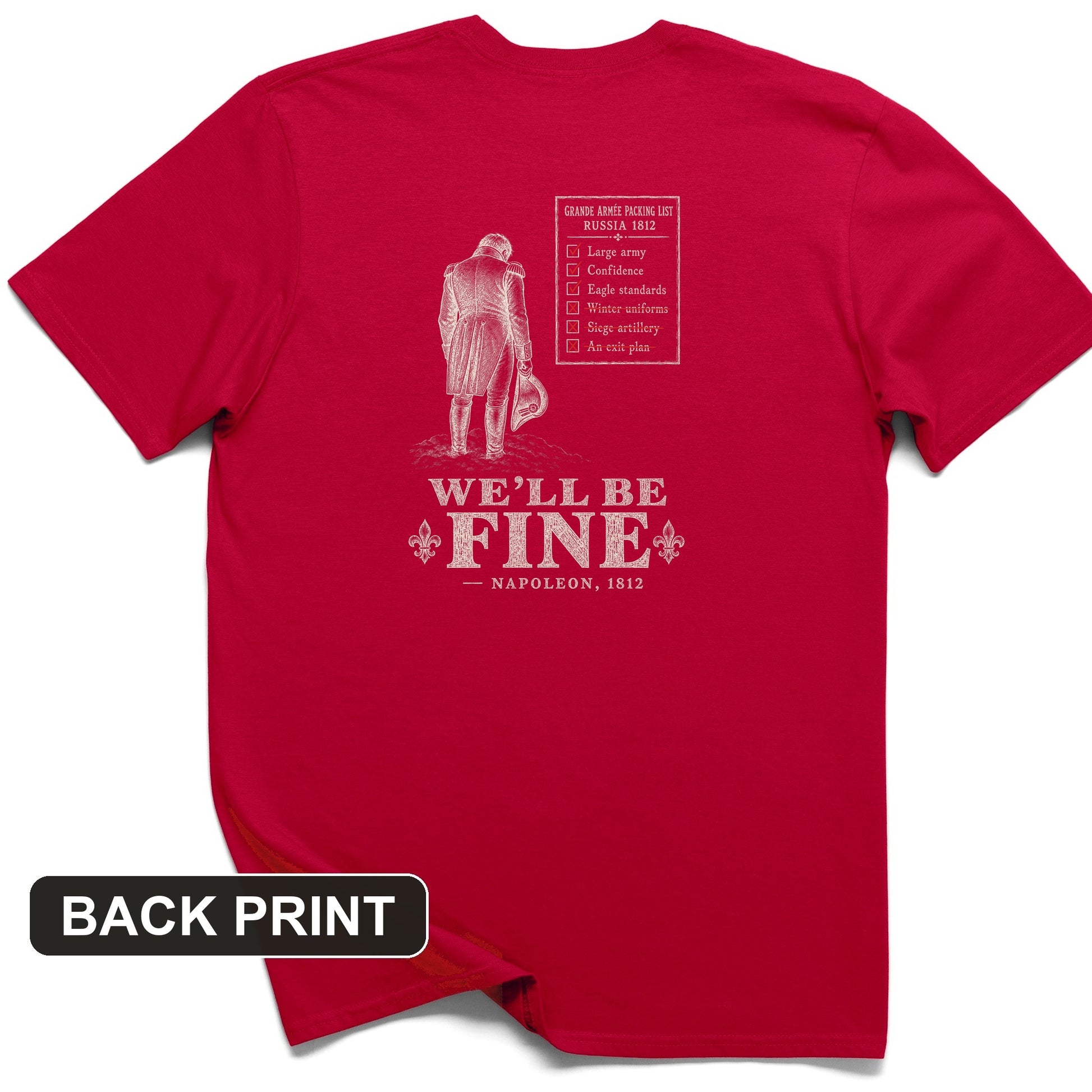We'll Be Fine Back Print T-Shirt