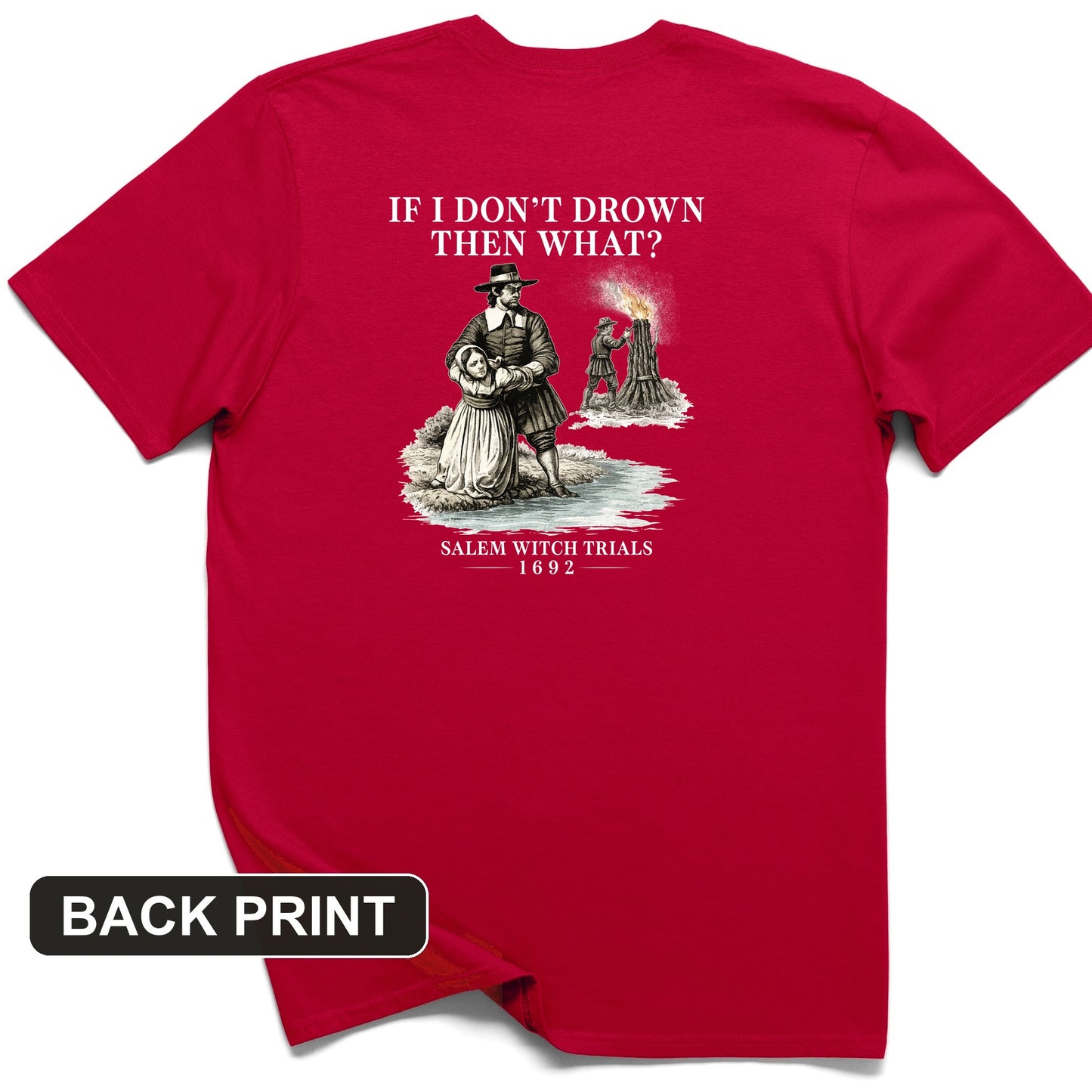 Witch Back Print T-Shirt