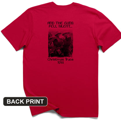 WWI Christmas Truce Back Print T-Shirt