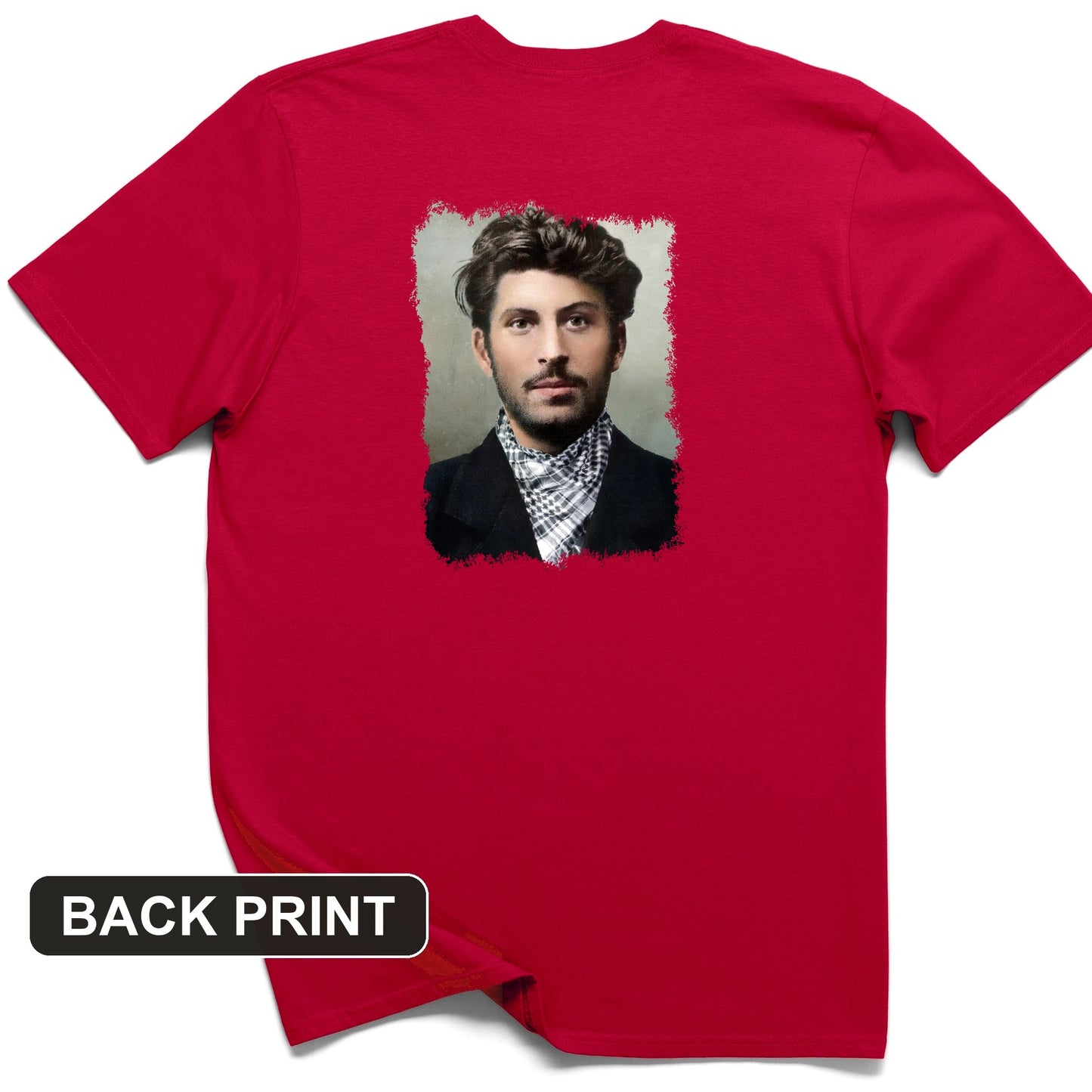 Young Stalin Back Print T-Shirt