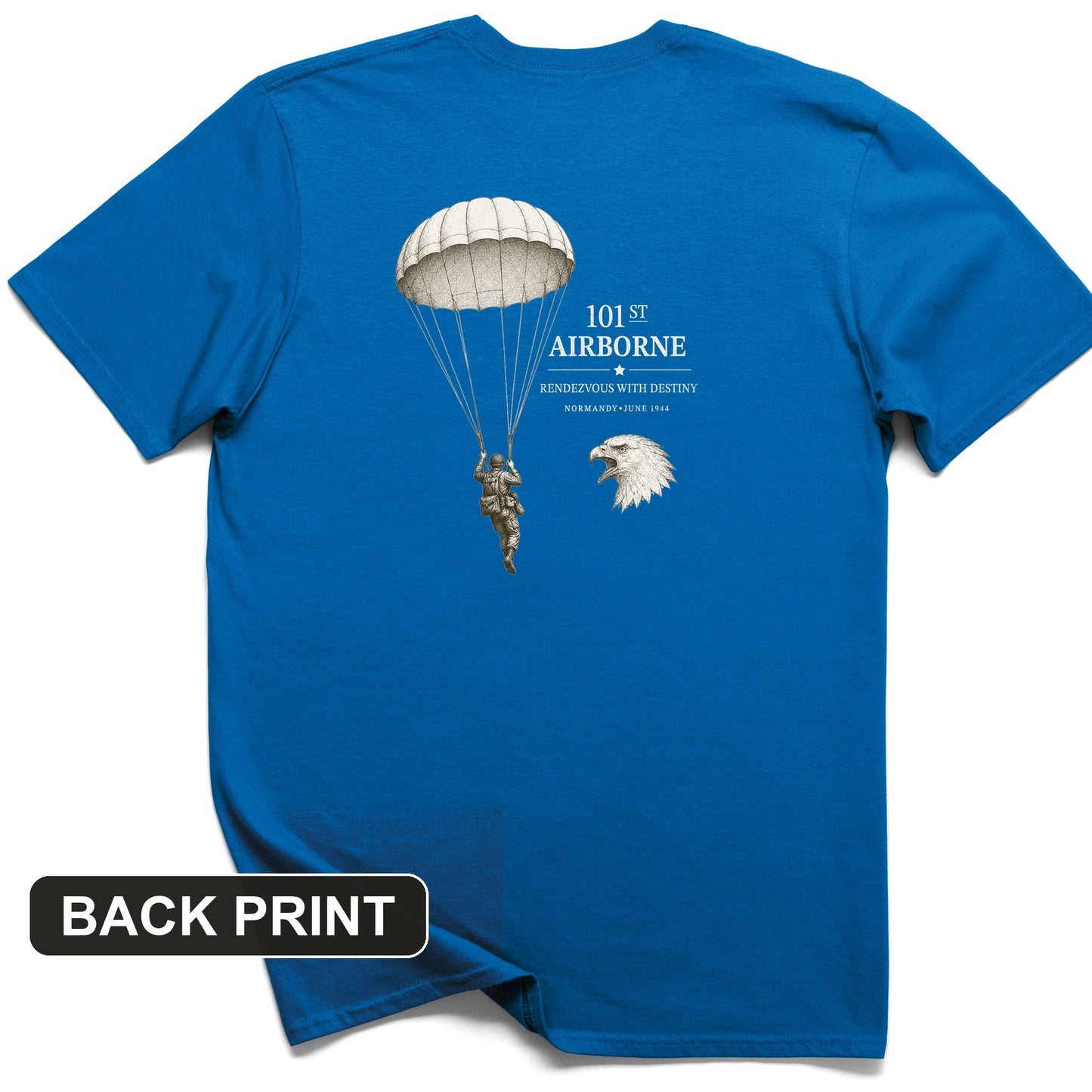 101st Airborne Back Print T-Shirt