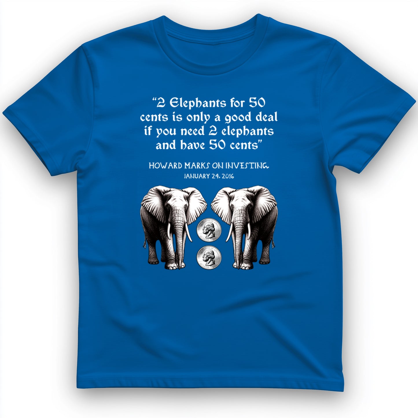 2 Elephants for 50 Cents T-Shirt