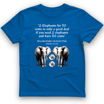 2 Elephants for 50 Cents T-Shirt