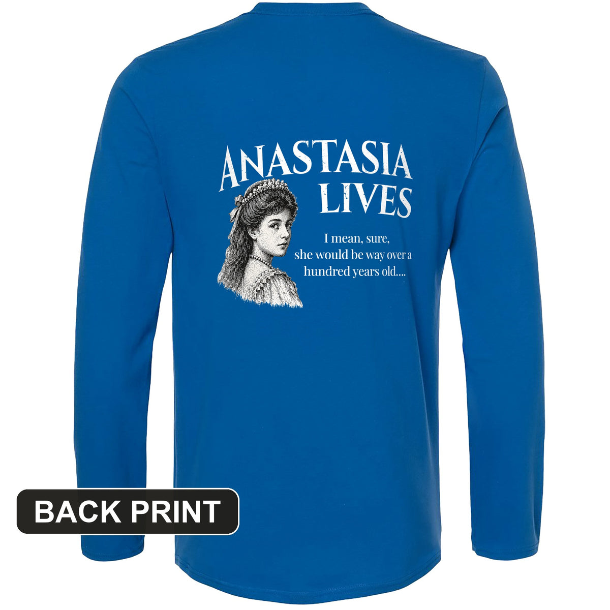 Anastasia Back Print Long Sleeve T-Shirt