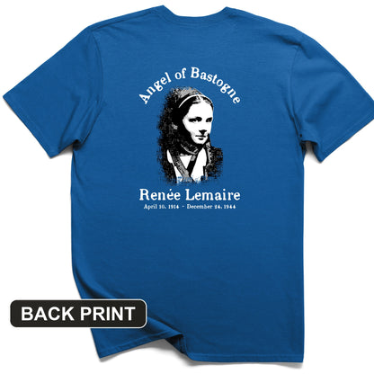 Angel of Bastogne Back Print T-Shirt