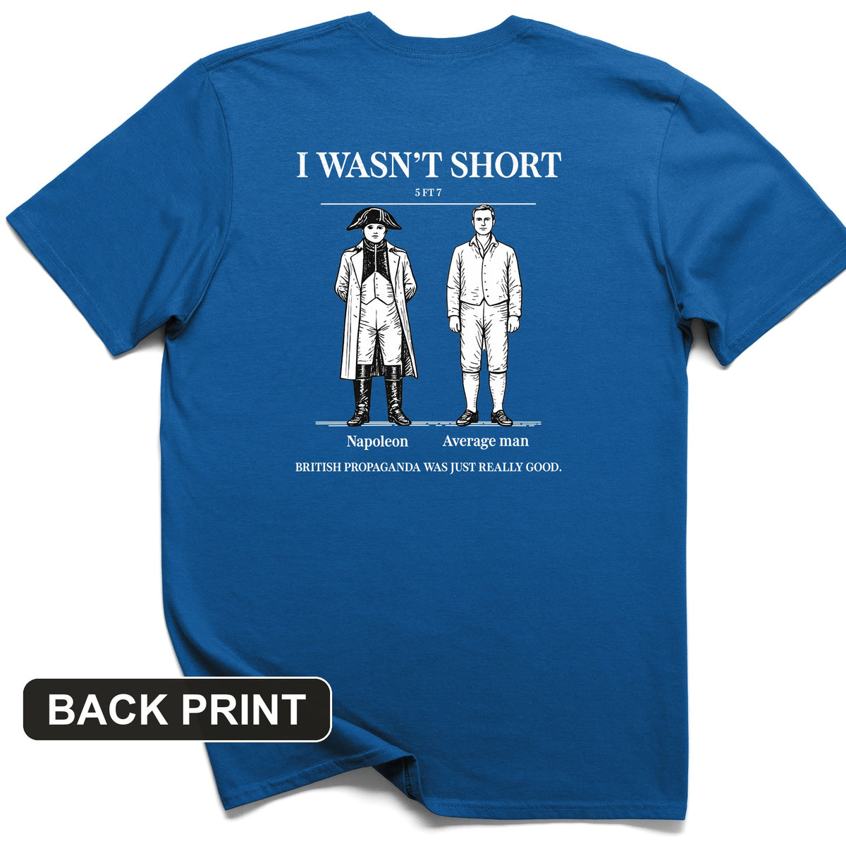 Average Height Back Print T-Shirt