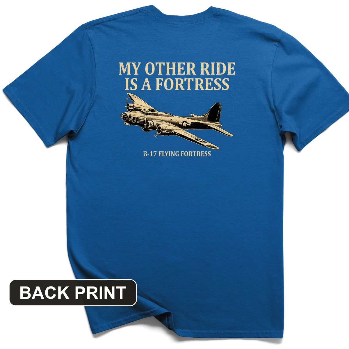 B-17 Back Print T-Shirt