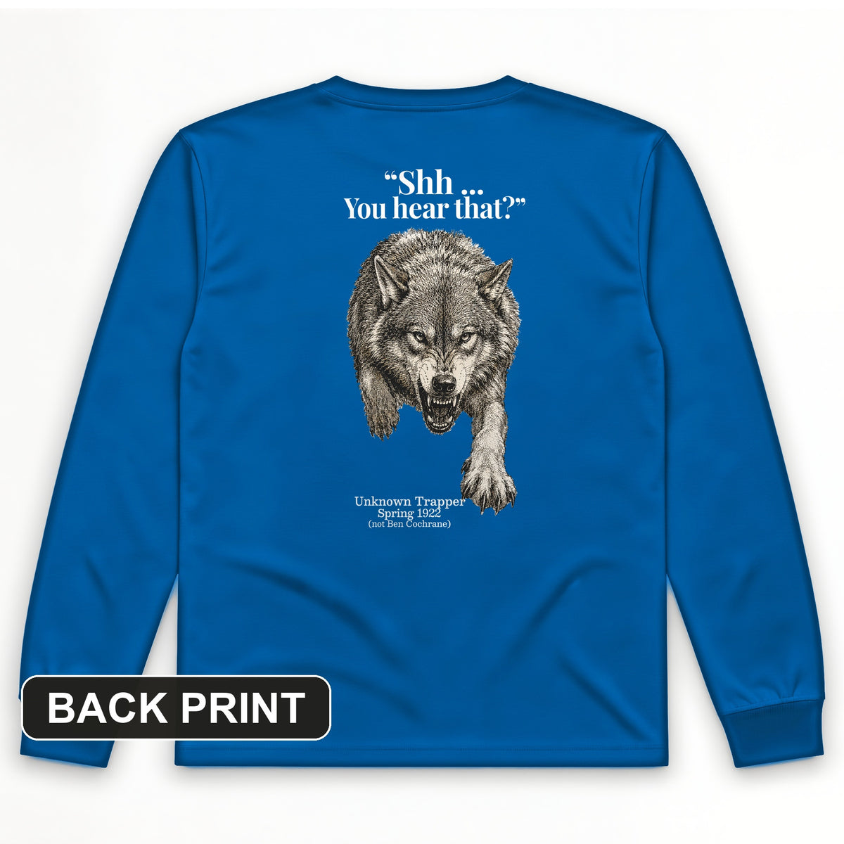 Ben Cochrane Back Print Long Sleeve T-Shirt