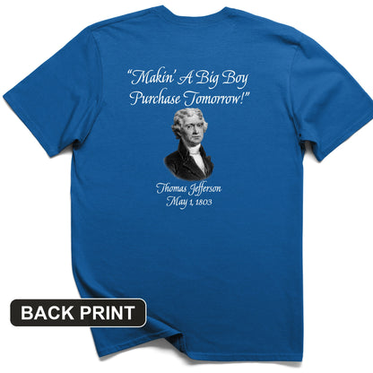 Big Boy Purchase Back Print T-Shirt