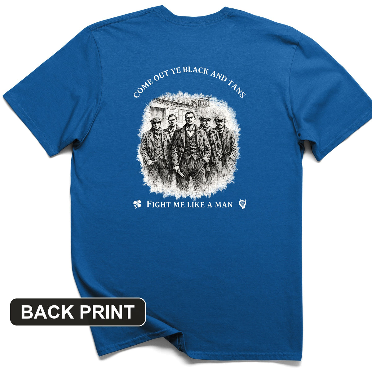 Black and Tans Back Print T-Shirt