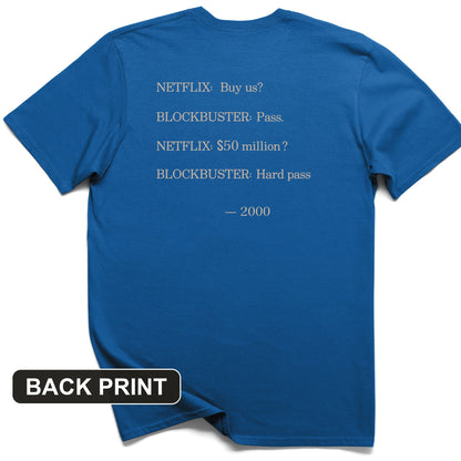Blockbuster Back Print T-Shirt