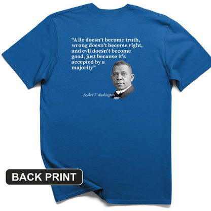 Booker T Washington Back Print T-Shirt