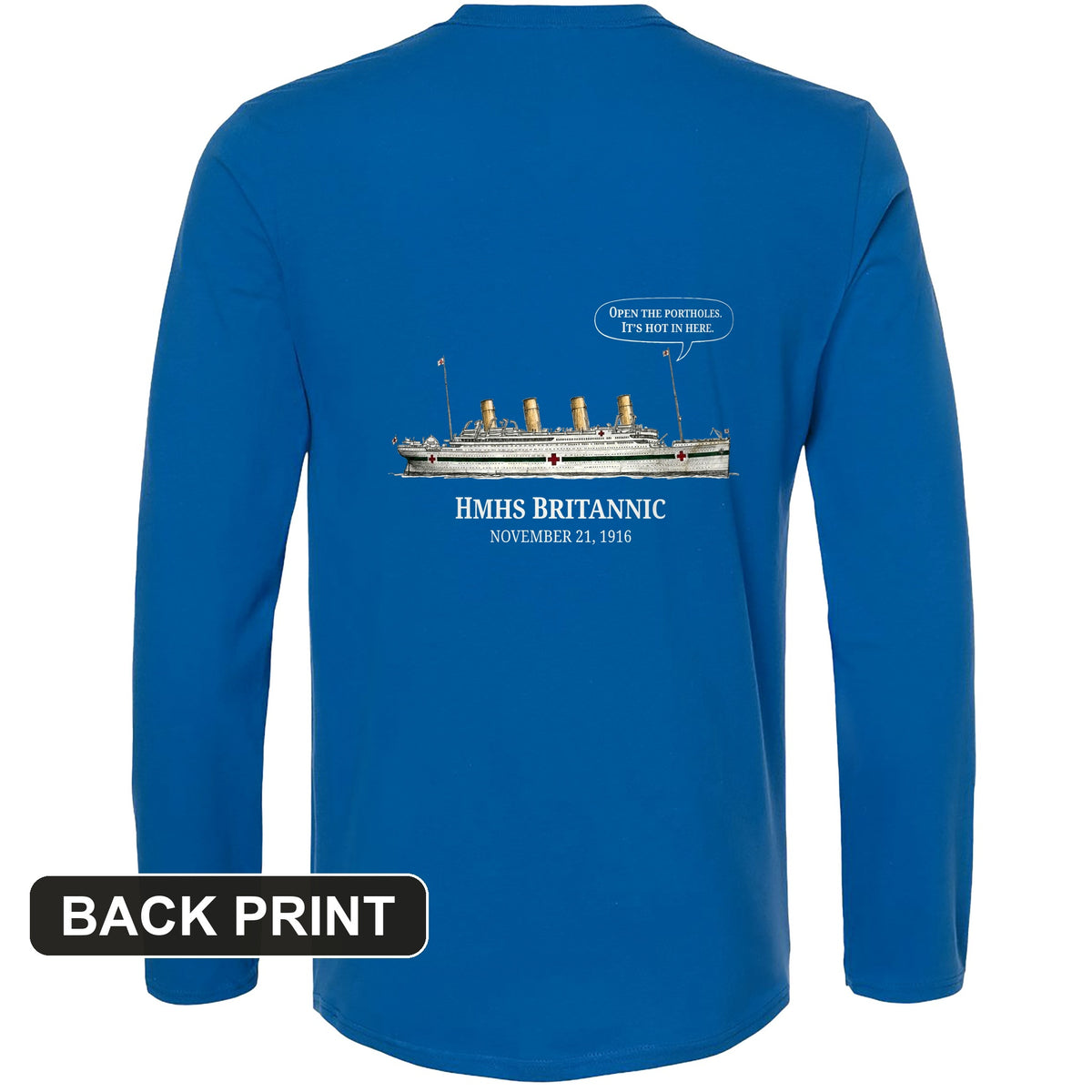 Britannic Back Print Long Sleeve T-Shirt