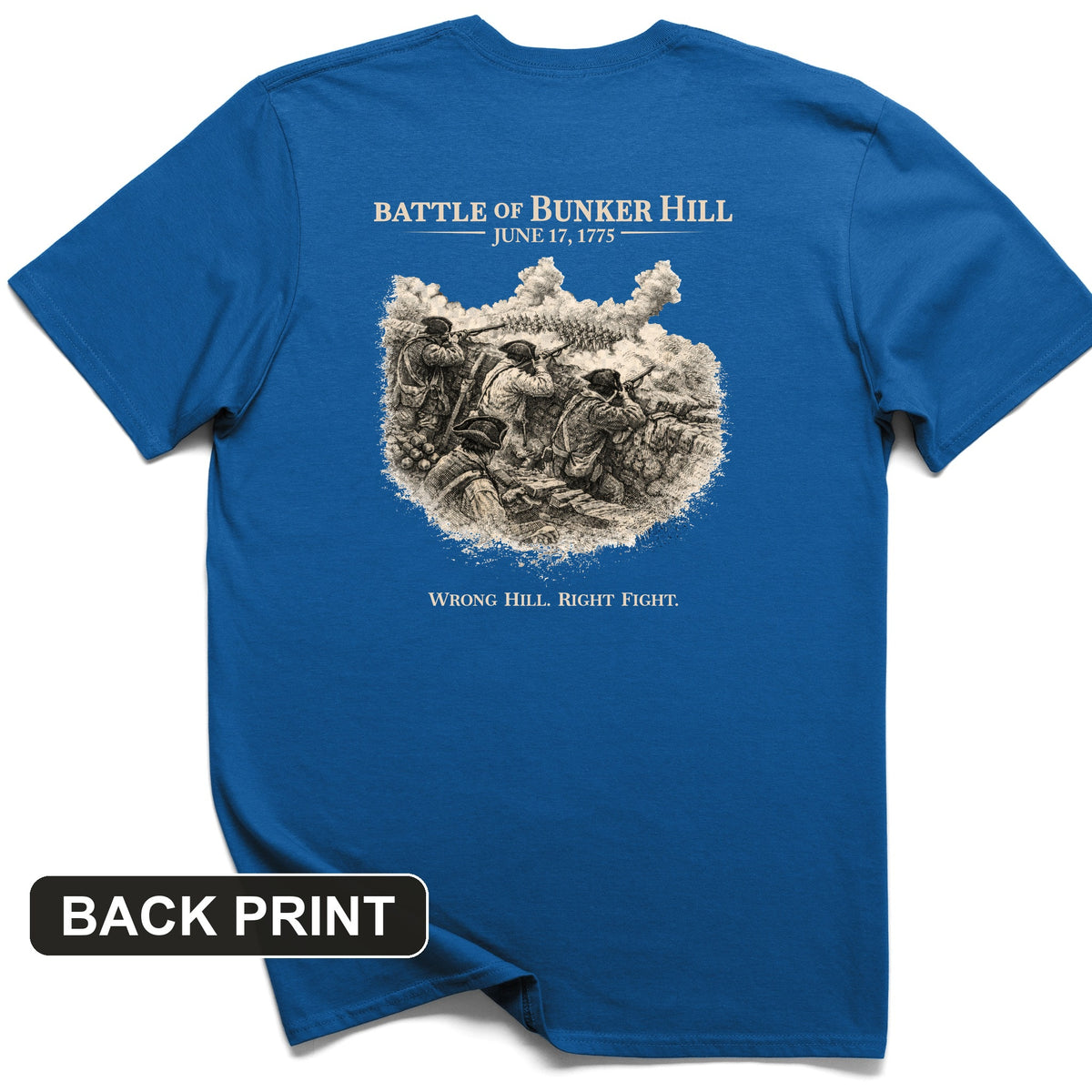 Bunker Hill Back Print T-Shirt