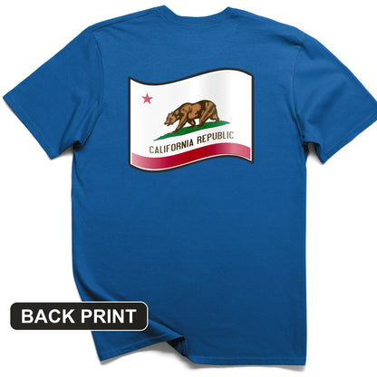 California Republic Back Print T-Shirt