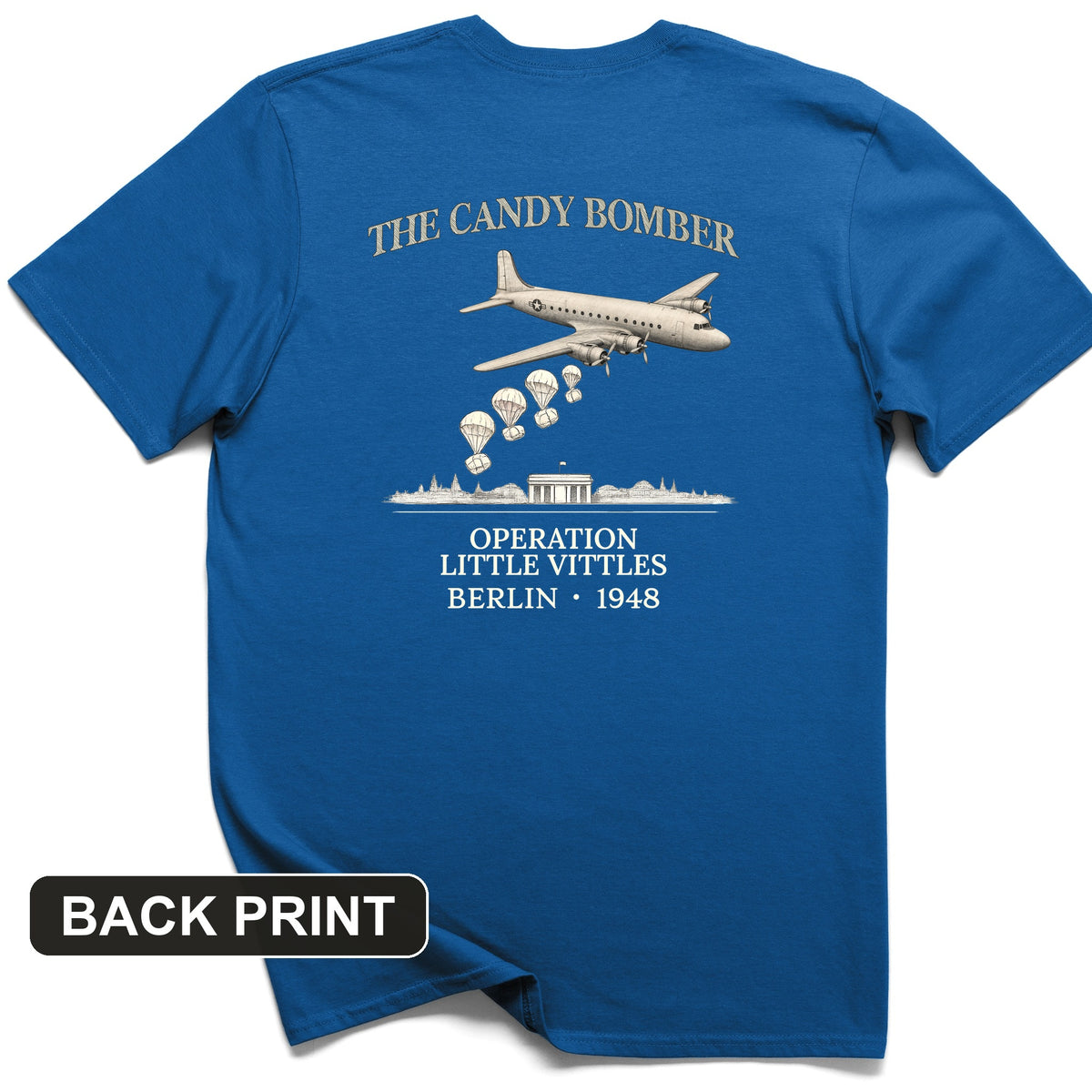 Candy Bomber Back Print T-Shirt