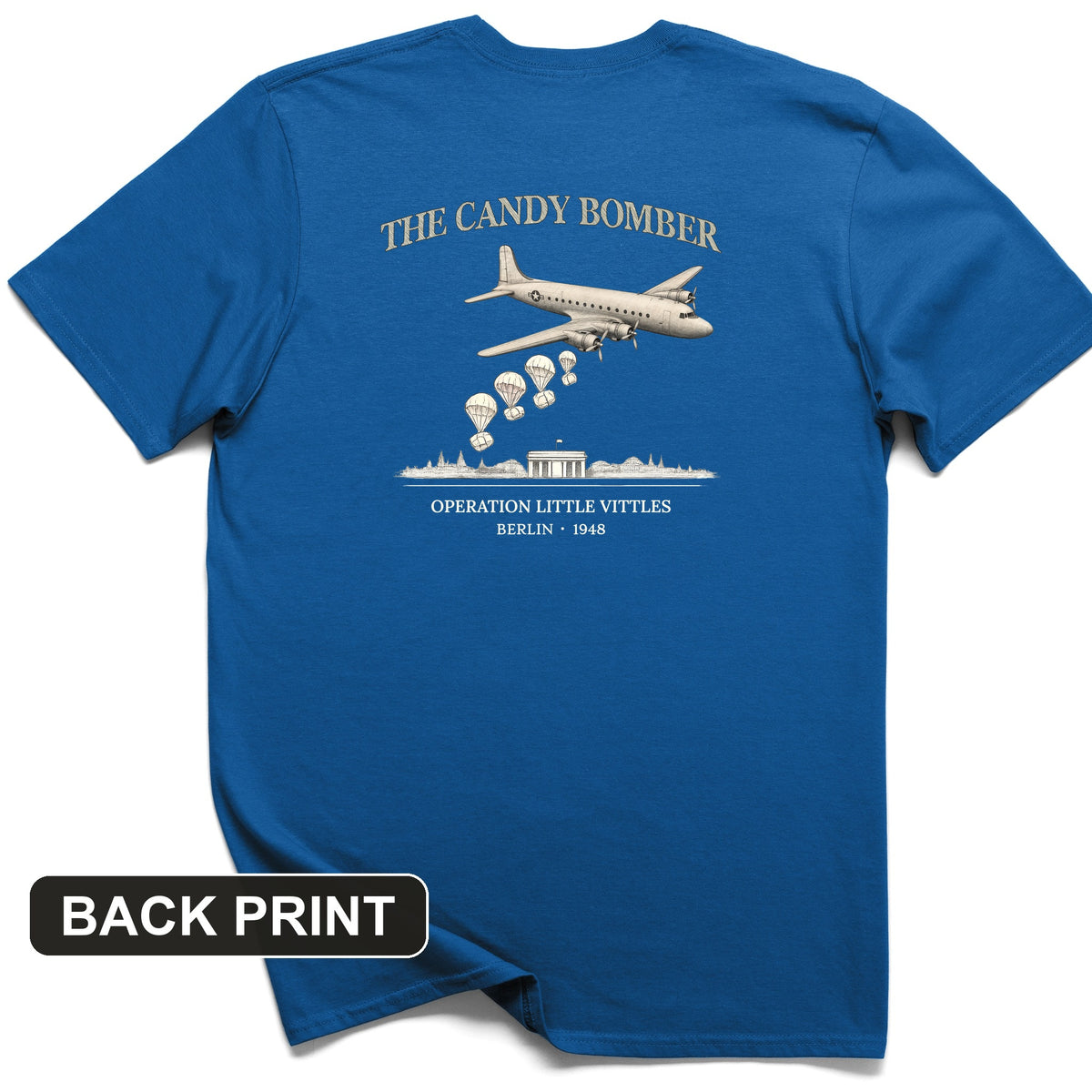 Candy Bomber Back Print T-Shirt