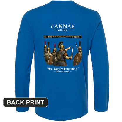 Cannae Back Print Long Sleeve T-Shirt