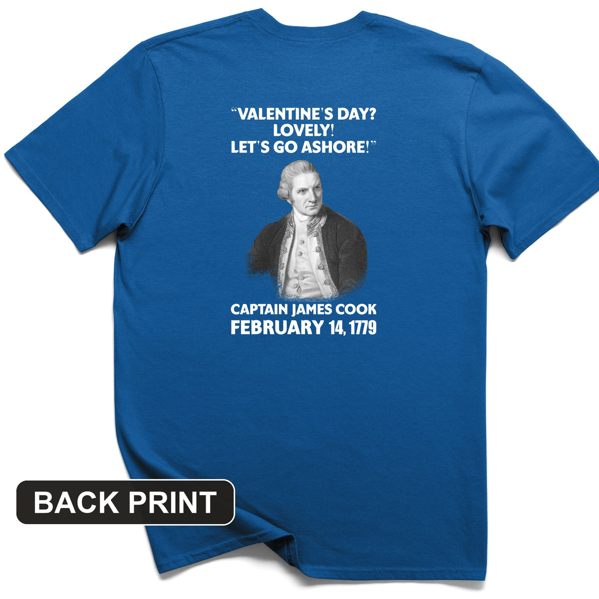 Captain Cook Back Print T-Shirt