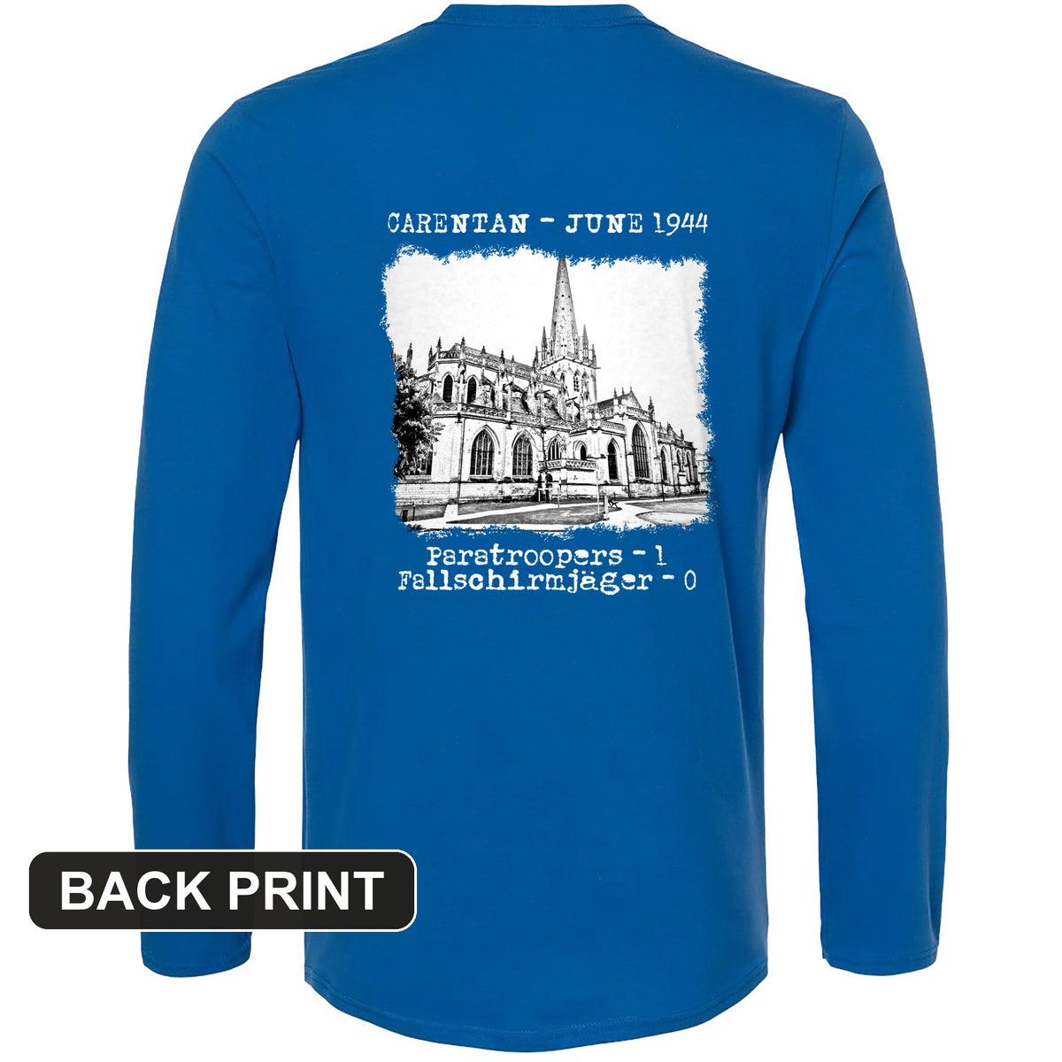 Carentan Back Print Long Sleeve T-Shirt