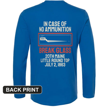 Chamberlain Break Glass Little Round Top Back Print Long Sleeve T-Shirt