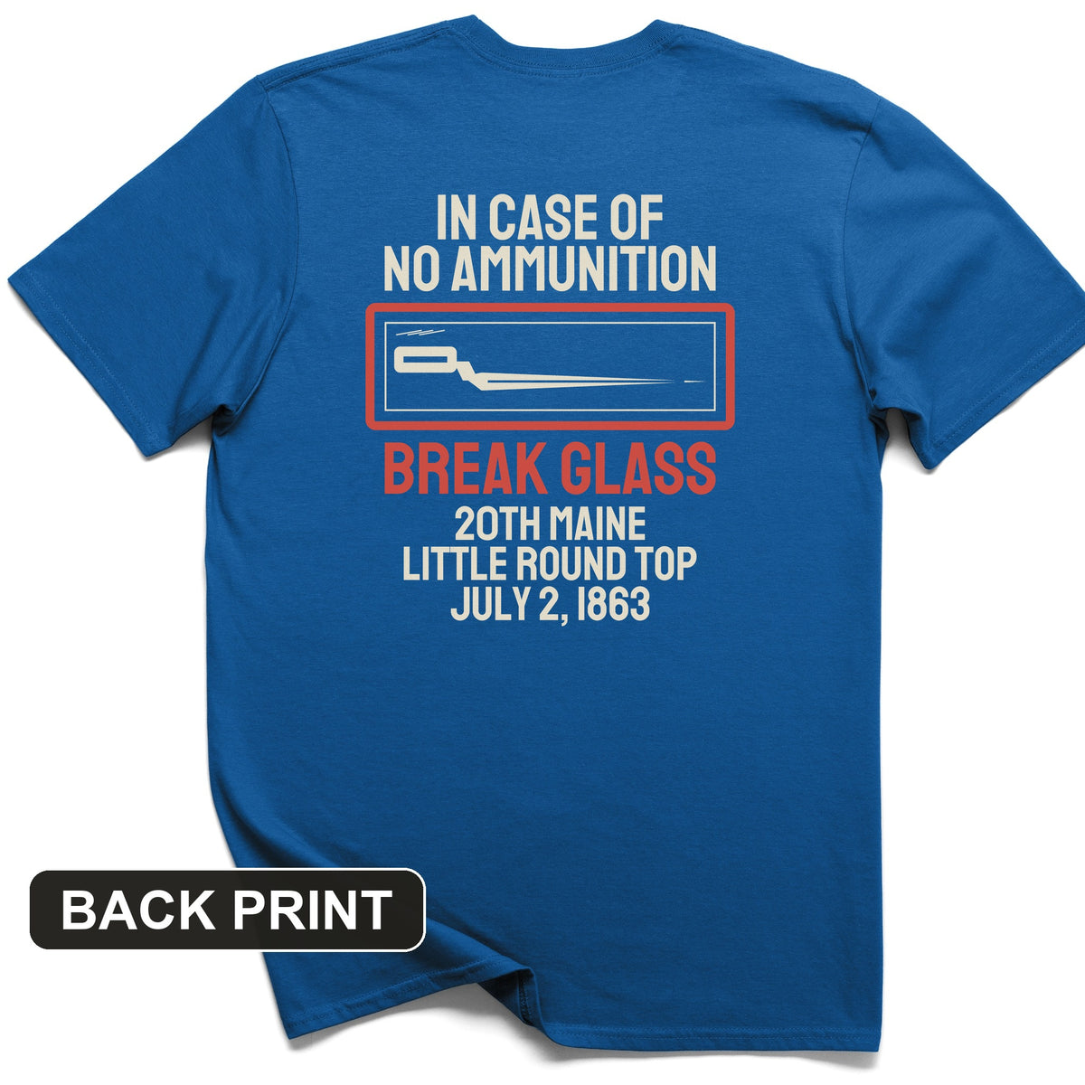 Chamberlain Break Glass Little Round Top Back Print T-Shirt