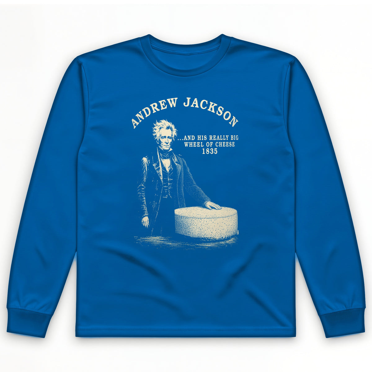 Cheese Wheel Long Sleeve T-Shirt