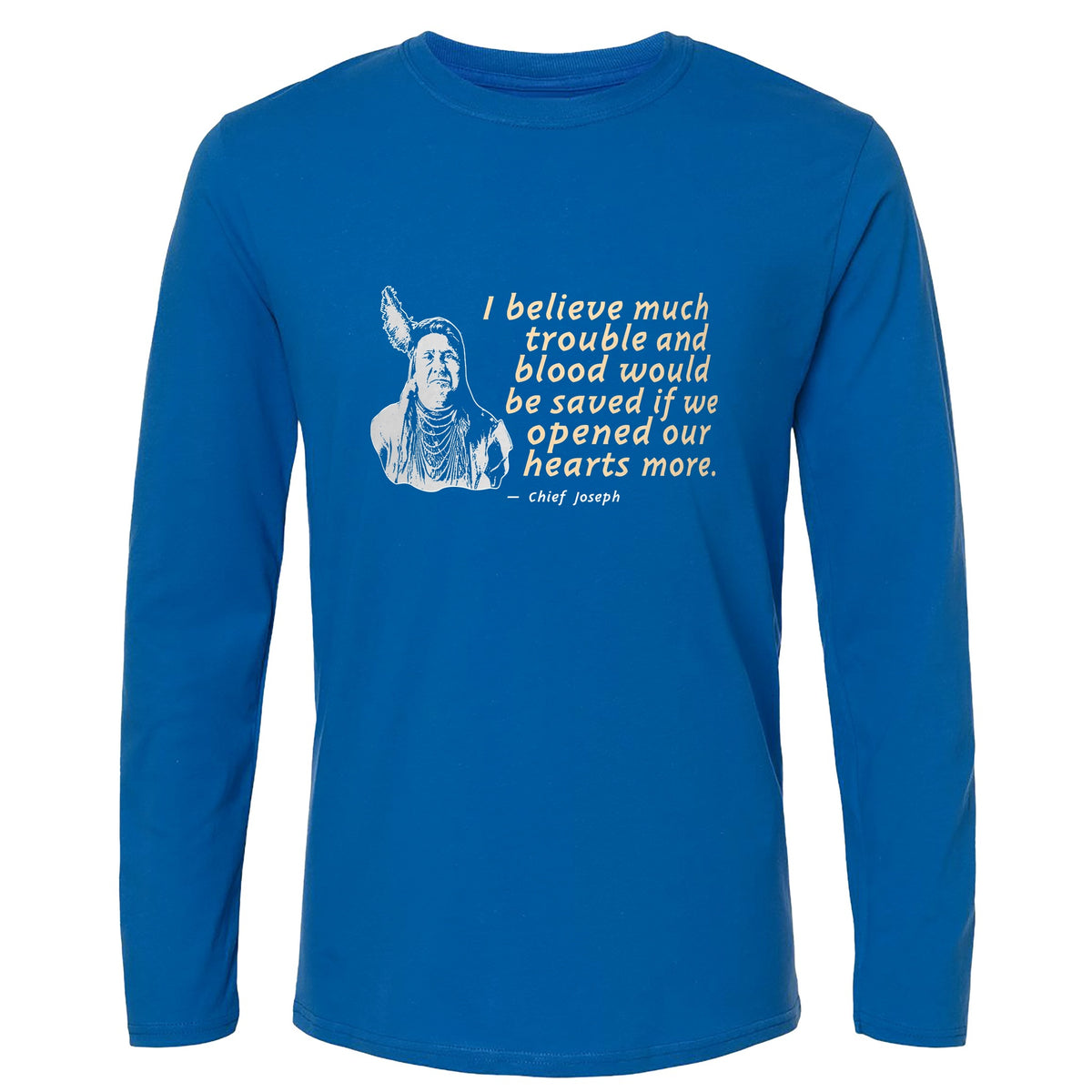 Chief Joseph Open Hearts Long Sleeve T-Shirt