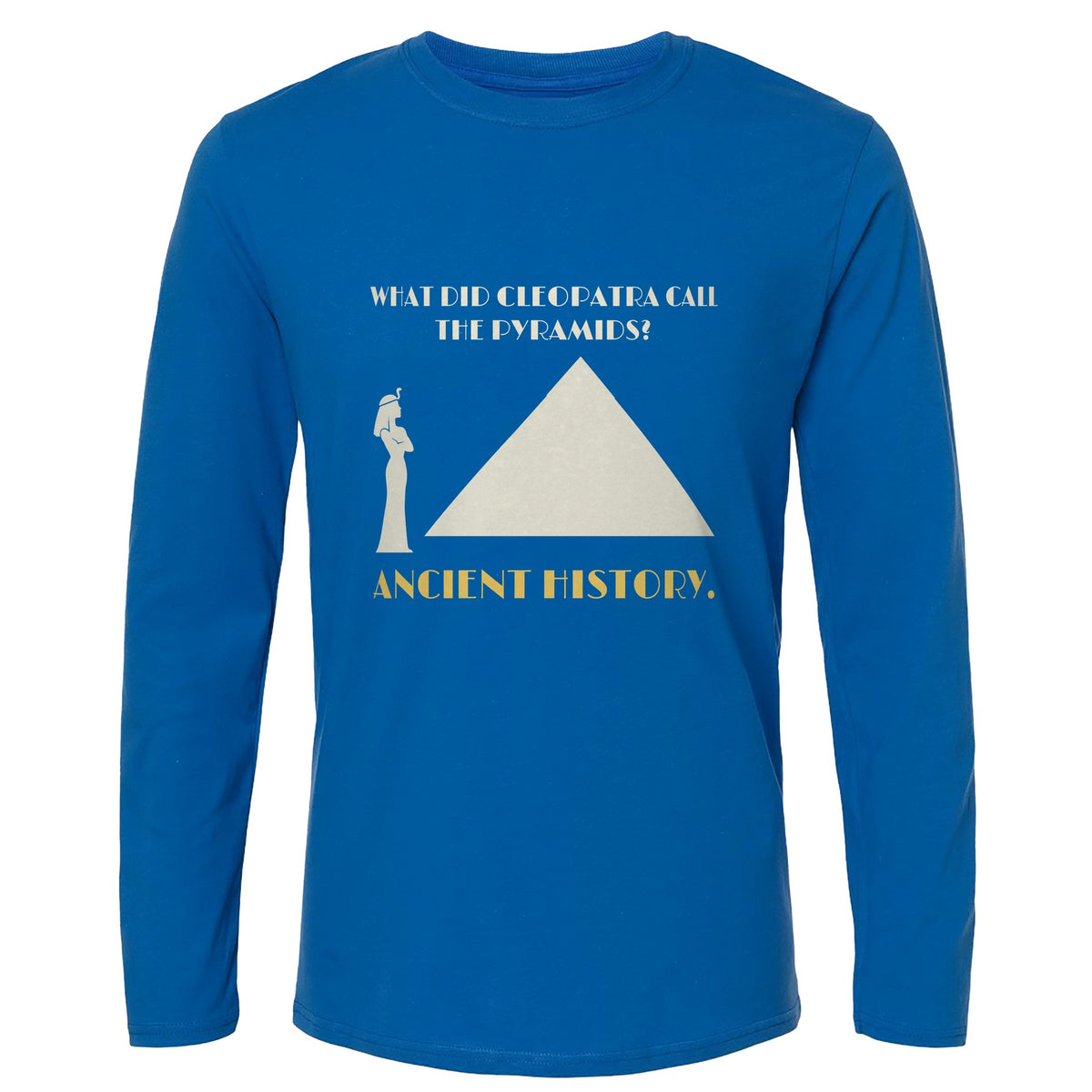 Cleopatra Ancient History Long Sleeve T-Shirt
