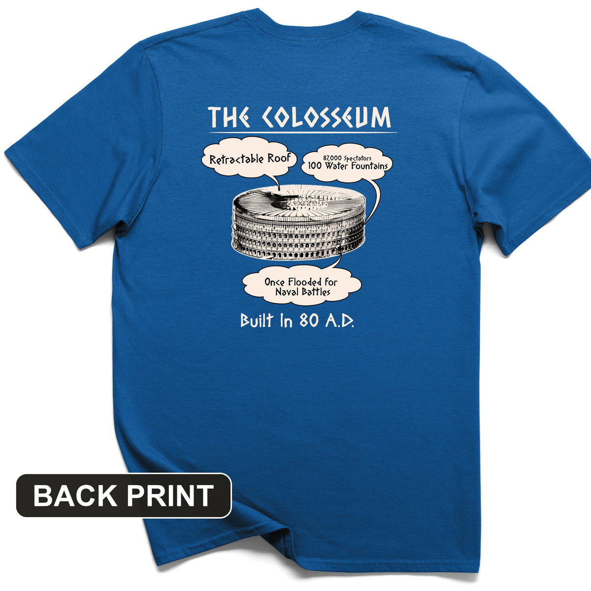 Colosseum Back Print T-Shirt