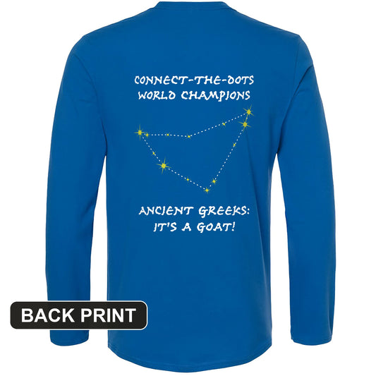 Connect The Dots Back Print Long Sleeve T-Shirt
