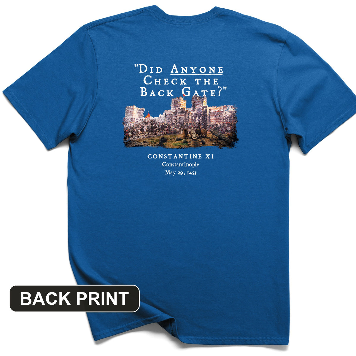 Constantinople Back Print T-Shirt