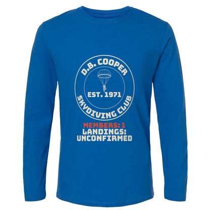 DB Cooper Skydiving Club Long Sleeve T-Shirt