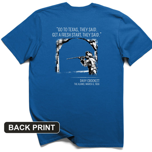 Davy Crockett Back Print T-Shirt